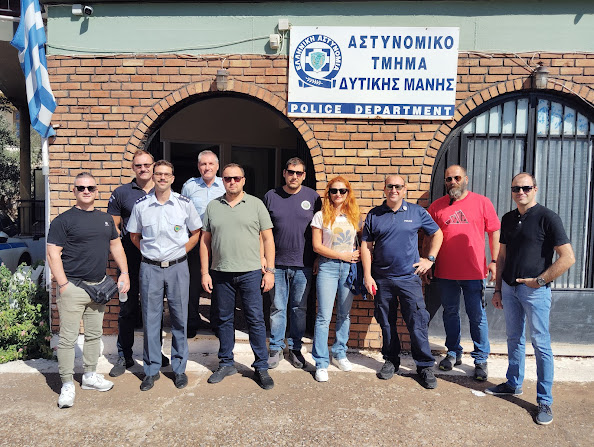 Επίσκεψη της Ένωσης Αστυνομικών Υπαλλήλων Μεσσηνίας στο Αστυνομικό Τμήμα Δυτικής Μάνης στην Καρδαμύλη Μεσσηνίας